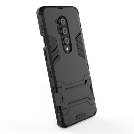 For OnePlus 8 Pro Shockproof with Stand Holder PC Protective Case Back Cover