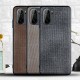 For POCO F3 Global Version Case Business Breathable Canvas Sweatproof Shockproof TPU Protective Case