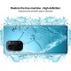 For POCO F3 Global Version Protective Case Crystal Transparent Shockproof Non-Yellow with Lens Protection Hard PC Back Cover
