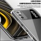 For POCO M3 Case Crystal Clear Transparent Ultra-Thin Non-Yellow with Lens Protector Soft TPU Protective Case