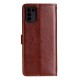 For POCO M3 Case Magnetic Flip Multiple Card Slot Foldable Stand PU Leather Shockproof Full Cover Protective Case