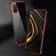 For POCO M3 Case Plating with Lens Protect Shockproof Non-Yellow Transparent Soft TPU Protective Case