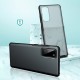 For POCO M3 Case with Four-Corner Bumpers Micro-Matte Translucent Shockproof Anti-Fingerprint PC Protective Case Back Cover