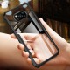 For POCO X3 NFC Case with Bumpers Shockproof Anti-Fingerprint Transparent Acrylic Protective Case