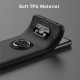 For POCO X3 PRO / POCO X3 NFC Case 360° Rotating Magnetic Ring Holder Soft Silicone Shockproof Protective Case Back Cover Non-original