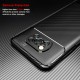 For POCO X3 PRO / POCO X3 NFC Case Luxury Carbon Fiber Pattern with Lens Protector Shockproof Silicone Protective Case Non-original