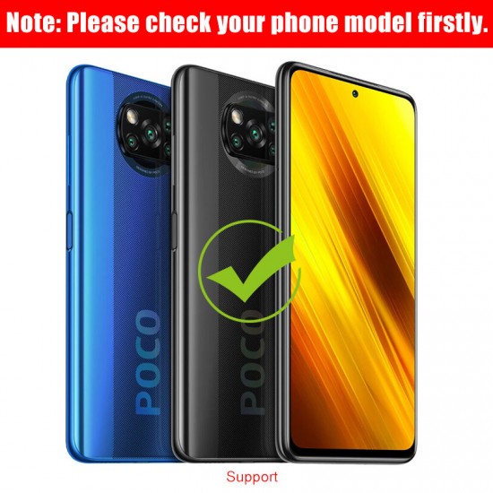 For POCO X3 PRO / POCO X3 NFC Case Wooden Texture Flip with Card Slot Stand PU Leather Full Body Protective Case Non-original