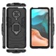 For Poco F2 Pro Case Shockproof Anti-fingerprint with 360° Rotation Magnetic Ring Bracket PC Protective Case Non-original