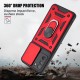 For Poco F3/ Xiaomi Redmi K40 Case Bumpers Shockproof Magnetic with 360 Rotation Finger Ring Holder Stand Slide-Camera Protection PC Protective Case Non-Original