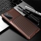 For Samsung Galaxy Note 20 / Galaxy Note20 5G Case Luxury Carbon Fiber Pattern with Lens Protector Shockproof Silicone Protective Case