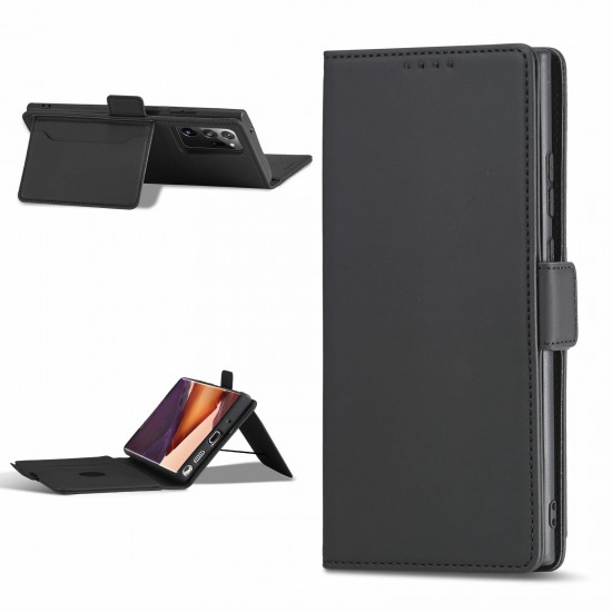 For Samsung Galaxy Note 20 Case Business Flip Magnetic with Multi-Card Slots Wallet Shockproof PU Leather Protective Case