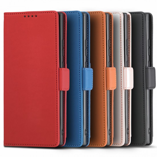 For Samsung Galaxy Note 20 Case Business Flip Magnetic with Multi-Card Slots Wallet Shockproof PU Leather Protective Case