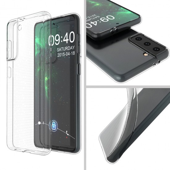 For Samsung Galaxy S21 Ultra 5G / Galaxy S21+ 5G / Galaxy S21 5G Protective Case Crystal Transparent Shockproof Non-Yellow Hard PC Back Cover