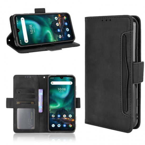 For BISON Global Bands Case Magnetic Flip with Detachable Card Sot Wallet Stand PU Leather Full Cover Protective Case