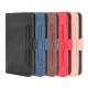 For A11 Pro Max Case Magnetic Flip with Multiple Card Slot Wallet Folding Stand PU Leather Shockproof Full Cover Protective Case