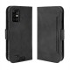 For Bison Pro Case Magnetic Flip with Multiple Card Slot Wallet Folding Stand PU Leather Shockproof Full Cover Protective Case