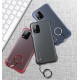 For Xiaomi Mi 10 Lite Case Frameless Ultra Thin Matte with Finger Ring Hard PC Protective Case Non-original