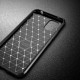 For Xiaomi Mi 10 Lite Case Luxury Carbon Fiber Pattern Shockproof Silicone Protective Case Back Cover Non-original