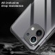 For Xiaomi Mi 11 Lite Case 2 in 1 Plating with Lens Protector Ultra-Thin Anti-Fingerprint Shockproof Transparent Soft TPU Protective Case Non-Original