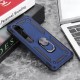 For Xiaomi Mi Note 10 Lite Case Magnetic Shockproof with Finger Ring Holder Stand PC Protective Case Non-original