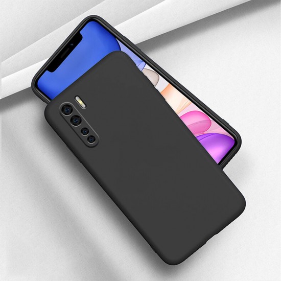 For Xiaomi Mi Note 10 Lite Case Smooth Shockproof Soft Liquid Silicone Rubber Back Cover Protective Case Non-original