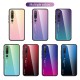 For Xiaomi Mi10 Mi 10 / Mi 10 Pro Case Gradient Color Tempered Glass Shockproof Scratch Resistant Protective Case Back Cover Non-original