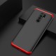 For Xiaomi Redmi 9 Case 3 in 1 Detachable Double Dip with Lens Protect Anti-fingerprint Shockproof PC Protective Case Non-original