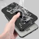 For Xiaomi Redmi 9 Case Deer Classic Breathable Canvas Cloth Shockproof Protective Case Back Cover Non-original