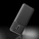 For Xiaomi Redmi 9 Case Luxury Carbon Fiber Pattern Shockproof Silicone Protective Case Back Cover with Lens Protector Non-original