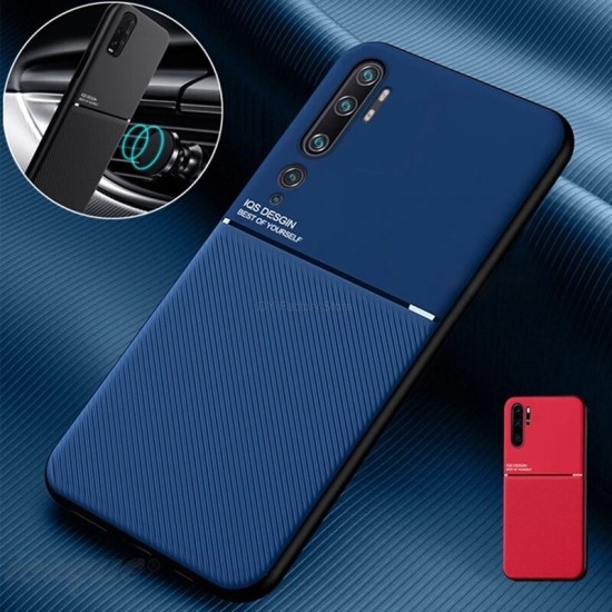 For Xiaomi Redmi 9A Case Magnetic Texture Non-slip Leather TPU Shockproof Protective Case| Non-original