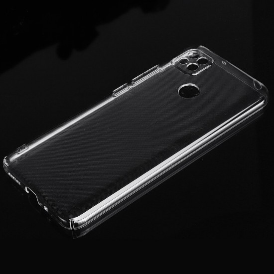 For Xiaomi Redmi 9C Case Crystal Transparent Shockproof Non-Yellow Hard PC Protective Case Back Cover Non-original