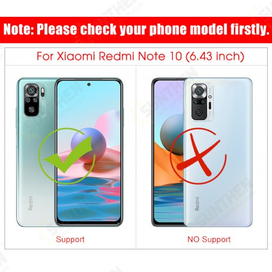 For Xiaomi Redmi Note 10 / Redmi Note 10S Case with Air Bag Shockproof Transparent Non-Yellow Soft TPU Protective Case Non-Original