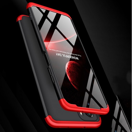 For Xiaomi Redmi Note 10 /Redmi Note 10S Case 3 in 1 Detachable Double Dip with Lens Protect Anti-Fingerprint Shockproof PC Protective Case Non-Original