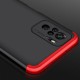 For Xiaomi Redmi Note 10 /Redmi Note 10S Case 3 in 1 Detachable Double Dip with Lens Protect Anti-Fingerprint Shockproof PC Protective Case Non-Original