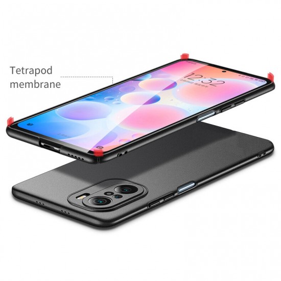 For Xiaomi Redmi Note 10 /Redmi Note 10S Case Silky Smooth Anti-Fingerprint Shockproof Hard PC Protective Case Back Cover Non-Original