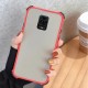 Case Airbag Shockproof Anti-fingerprint Matte Translucent Hard PC&Soft Silicone Edge Protective Case