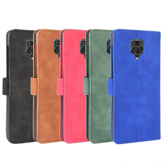 For Xiaomi Redmi Note 9S / Redmi Note 9 Pro Case Magnetic Flip with Multi Card Slots Wallet Stand PU Leather Full Cover Protective Case Non-Original