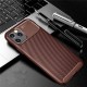 For iPhone 12/ 12 Pro 6.1inch Case Luxury Carbon Fiber Pattern with Lens Protector Shockproof Silicone Protective Case