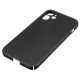 For iPhone 12 Case Silky Smooth Micro-Matte Anti-Fingerprint Ultra-Thin with Lens Protector PC Protective Case