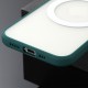 For iPhone 12 Case Support Magsafe Wireless Charging with Lens Protector Anti-Fingerprint Matte Translucent Protective Case