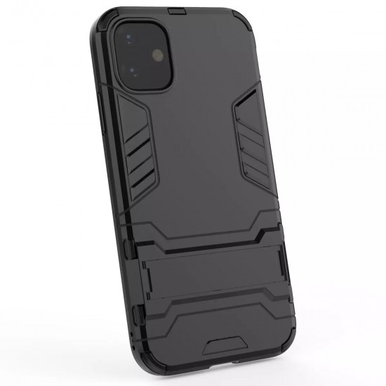 For iPhone 12/ For iPhone 12 Pro 6.1inch Case Shockproof with Stand Holder Back Cover Protective Case