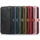 For iPhone 12 Mini Case 2-IN-1 Detachable Magnetic Flip with Multi-Card Slot Wallet PU Leather Protective Case