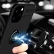 For iPhone 12 Pro / 12 Case 360° Rotating Magnetic Ring Holder Soft Silicone Shockproof Protective Case Back Cover