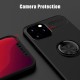 For iPhone 12 Pro / 12 Case 360° Rotating Magnetic Ring Holder Soft Silicone Shockproof Protective Case Back Cover