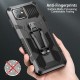 For iPhone 12 Pro Max / 12 / 12 Mini / 12 Pro Case Dual-Layer Rugged Magnetic with Belt Clip Stand Non-Slip Anti-Fingerprint Shockproof Protective Case