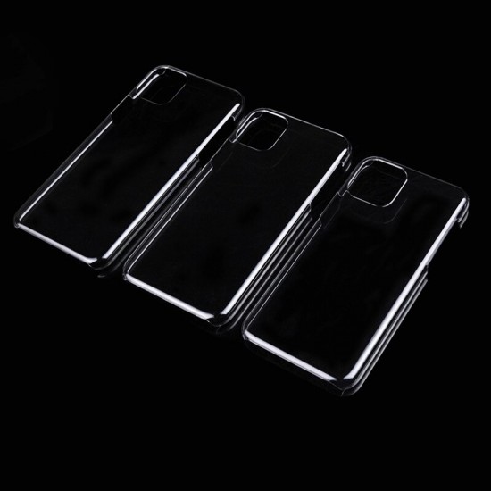 For iPhone 12 Pro Max 6.7inch Clear Transparent Shockproof Hard PC Back Protective Case Cover