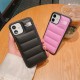 For iPhone 13/ 13 Mini/ 13 Pro/ 13 Pro Max Case Creative Down Jacket Reduced Pressure Shockproof Protective Case Back Cover