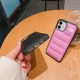 For iPhone 13/ 13 Mini/ 13 Pro/ 13 Pro Max Case Creative Down Jacket Reduced Pressure Shockproof Protective Case Back Cover