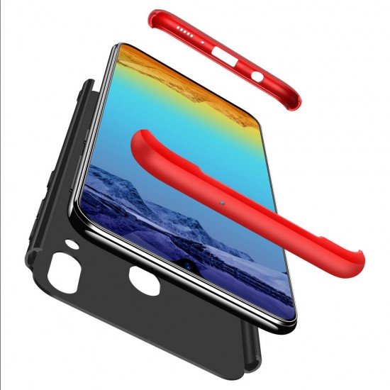 3 in 1 Double Dip 360° Hard PC Protective Case for Samsung Galaxy M20 2019