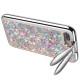 Rabbit Ears Bracket Glitter Quicksand Dynamic Liquid Plating TPU Case for iPhone 7Plus 5.5inch